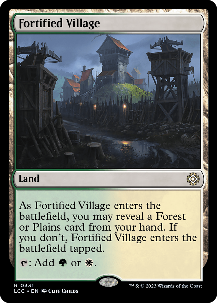 Fortified Village [The Lost Caverns of Ixalan Commander] | Shuffle n Cut Hobbies & Games