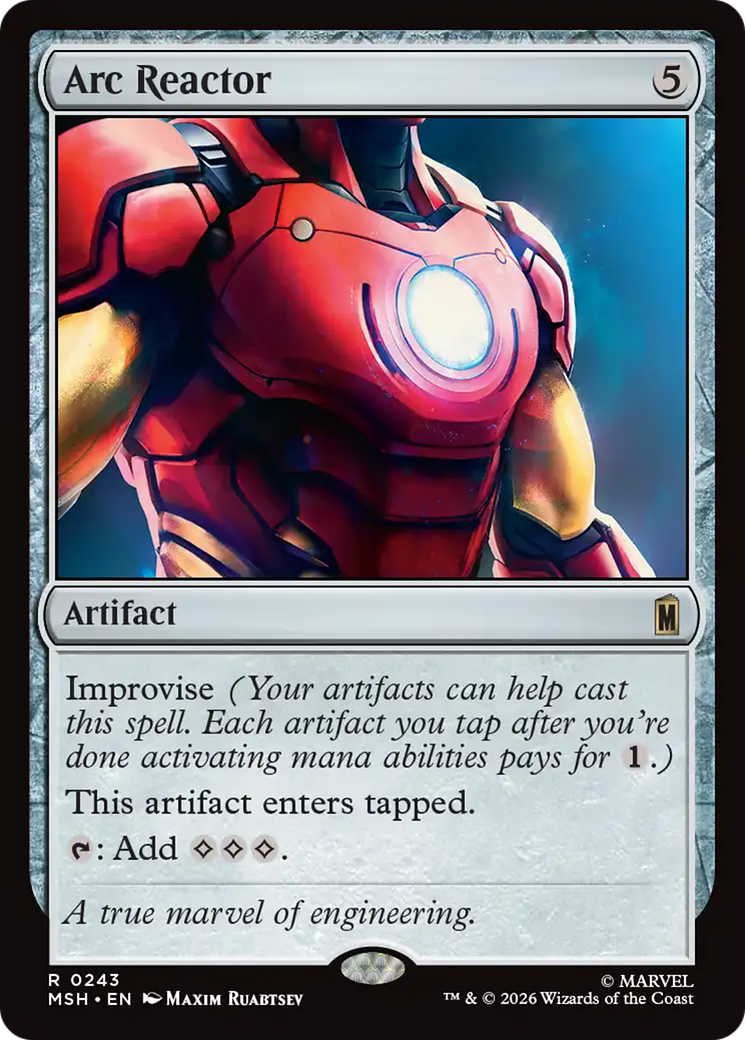 Arc Reactor [Marvel Super Heroes] | Shuffle n Cut Hobbies & Games