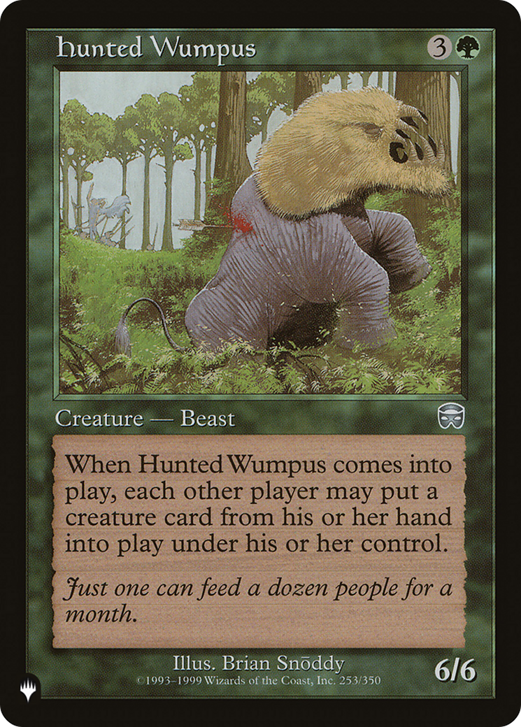 Hunted Wumpus [The List] | Shuffle n Cut Hobbies & Games