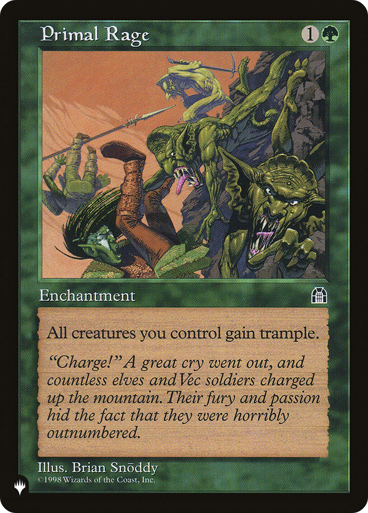 Primal Rage [The List] | Shuffle n Cut Hobbies & Games