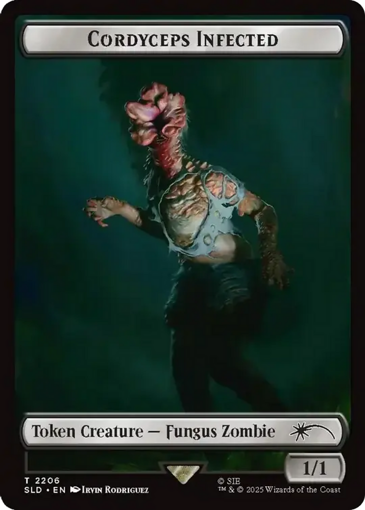 Cordyceps Infected Token (2206) [Secret Lair Drop Series] | Shuffle n Cut Hobbies & Games