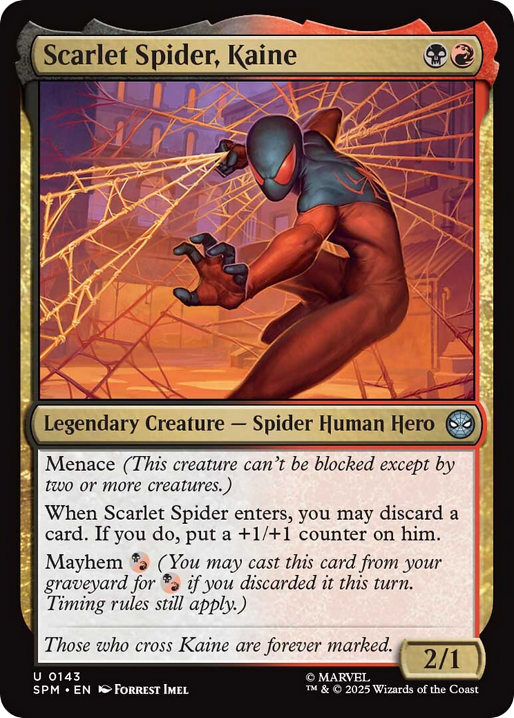 Scarlet Spider, Kaine [Marvel's Spider-Man] | Shuffle n Cut Hobbies & Games