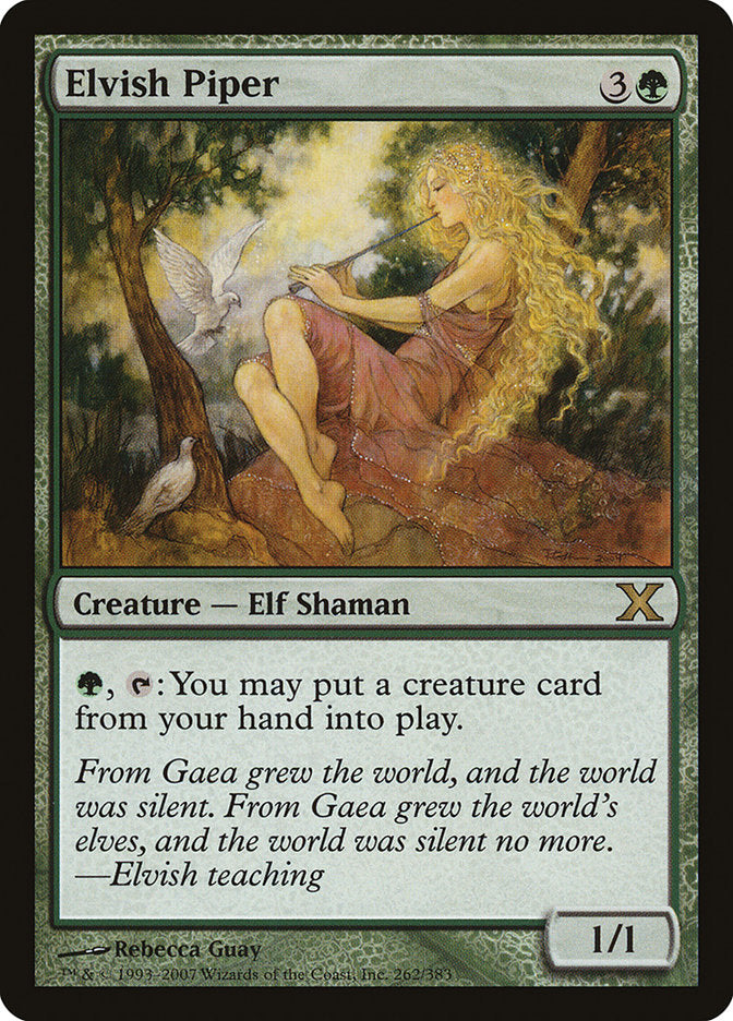 Elvish Piper [Tenth Edition] | Shuffle n Cut Hobbies & Games
