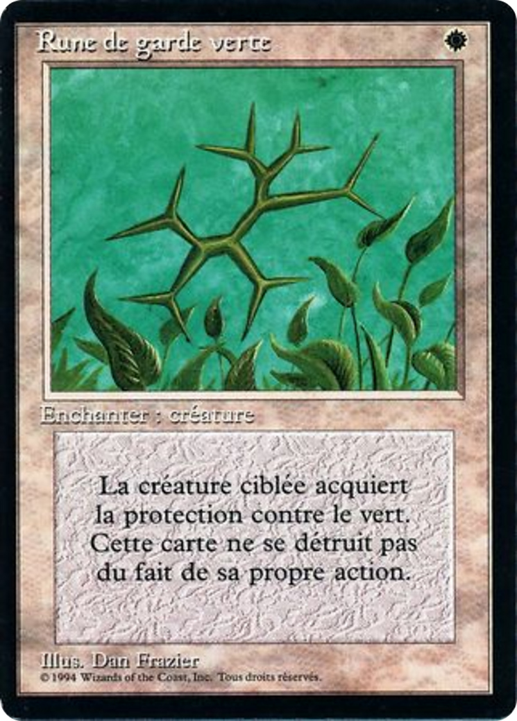 Green Ward [Foreign Black Border] | Shuffle n Cut Hobbies & Games