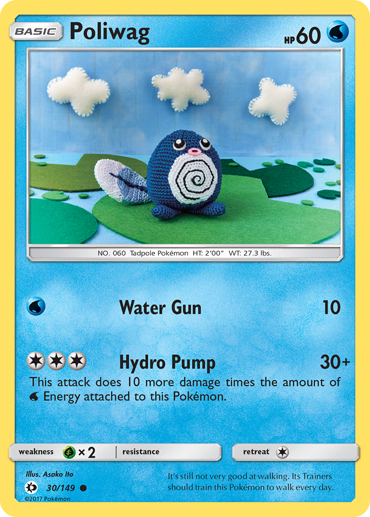 Poliwag (30/149) [Sun & Moon: Base Set] | Shuffle n Cut Hobbies & Games