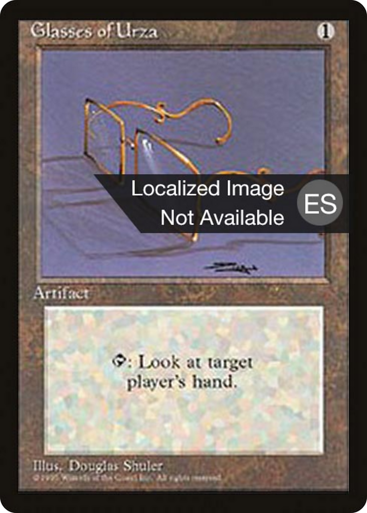 Glasses of Urza [Fourth Edition Foreign Black Border] | Shuffle n Cut Hobbies & Games