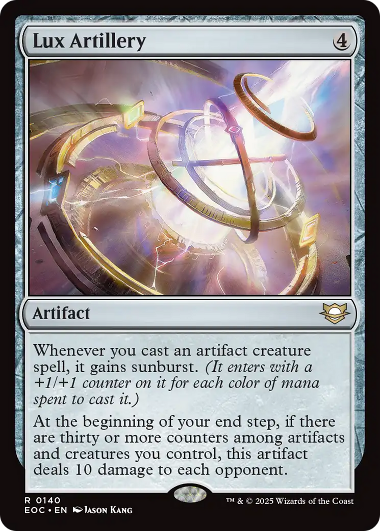 Lux Artillery [Edge of Eternities Commander] | Shuffle n Cut Hobbies & Games