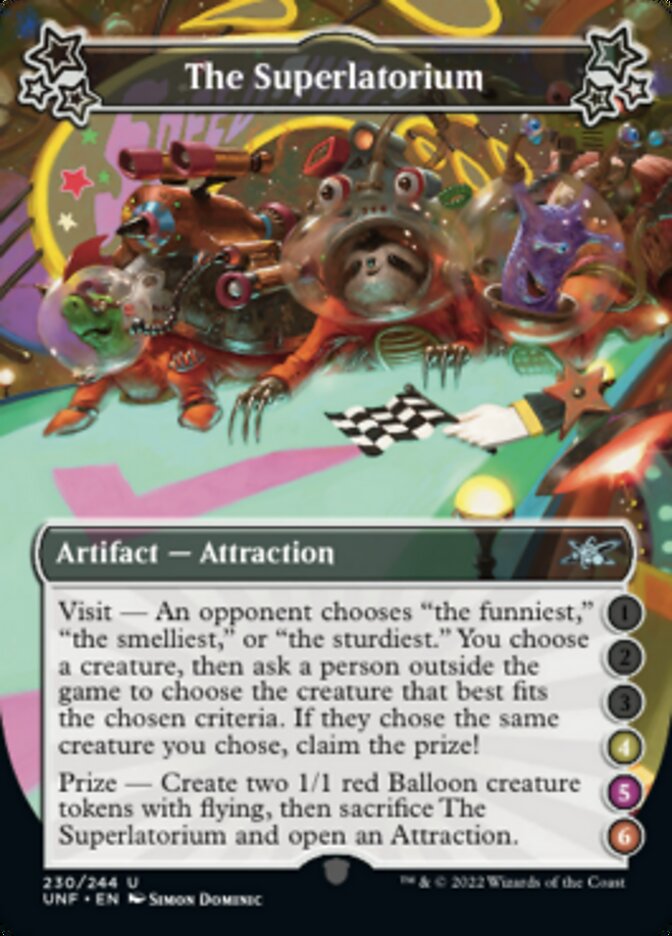 The Superlatorium (4-5-6) [Unfinity] | Shuffle n Cut Hobbies & Games