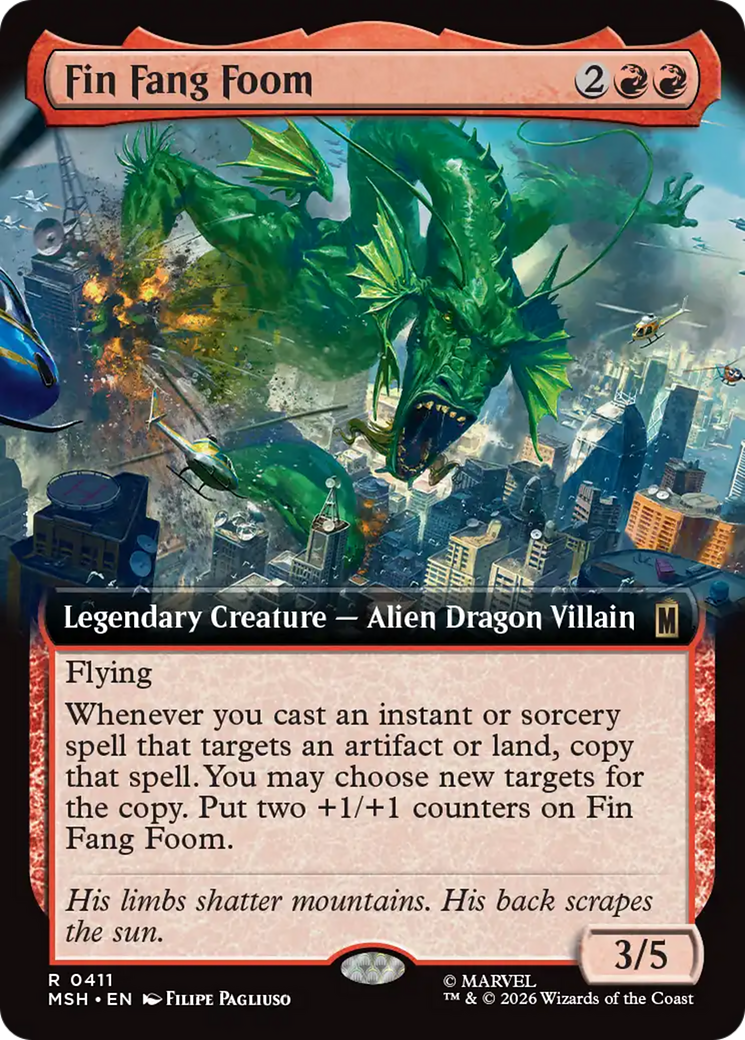 Fin Fang Foom (Extended Art) [Marvel Super Heroes] | Shuffle n Cut Hobbies & Games