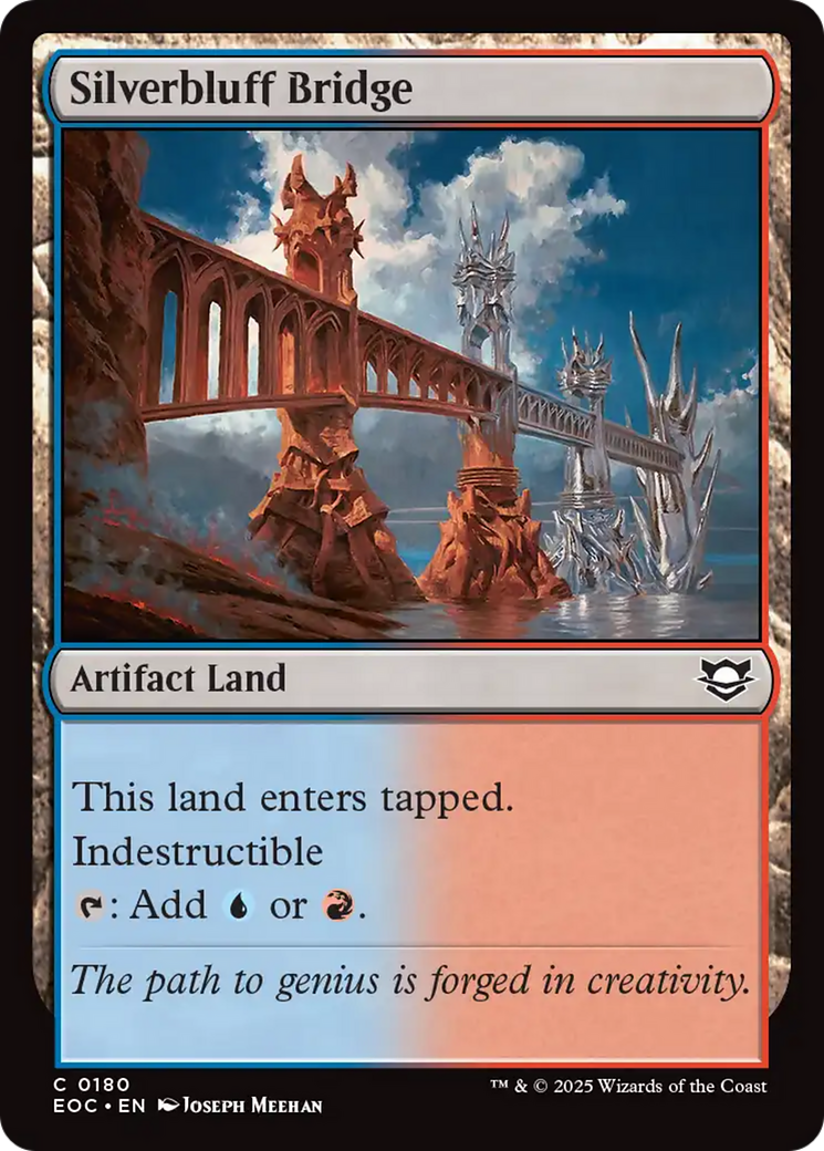 Silverbluff Bridge [Edge of Eternities Commander] | Shuffle n Cut Hobbies & Games