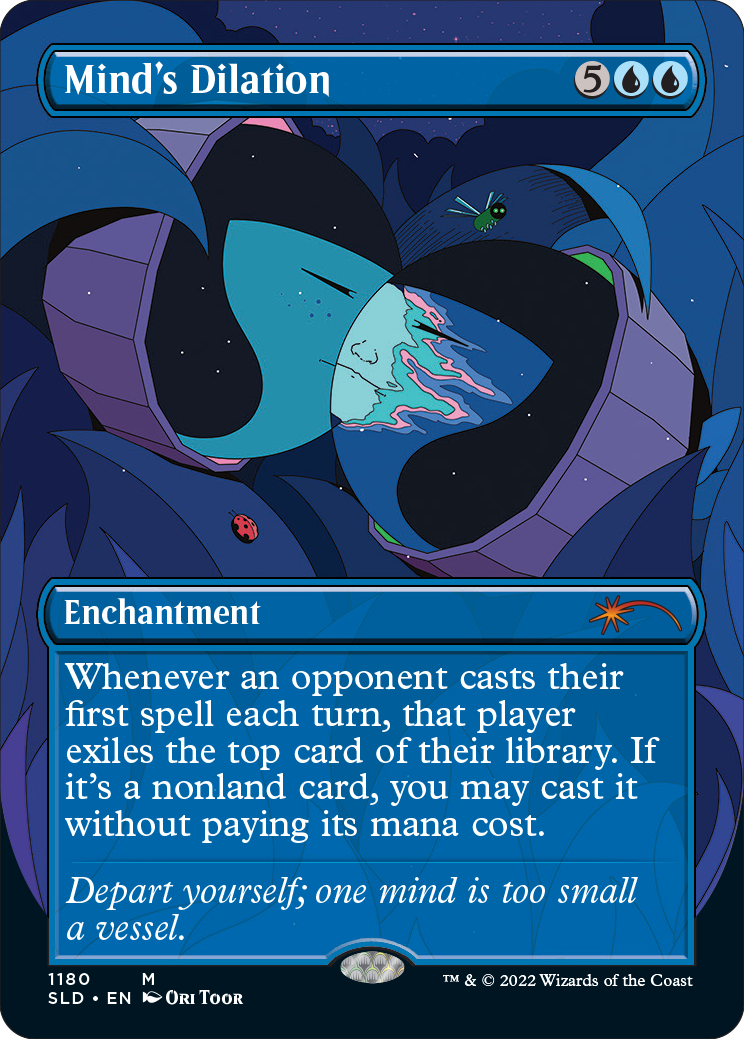 Mind's Dilation (Borderless) [Secret Lair Drop Series] | Shuffle n Cut Hobbies & Games
