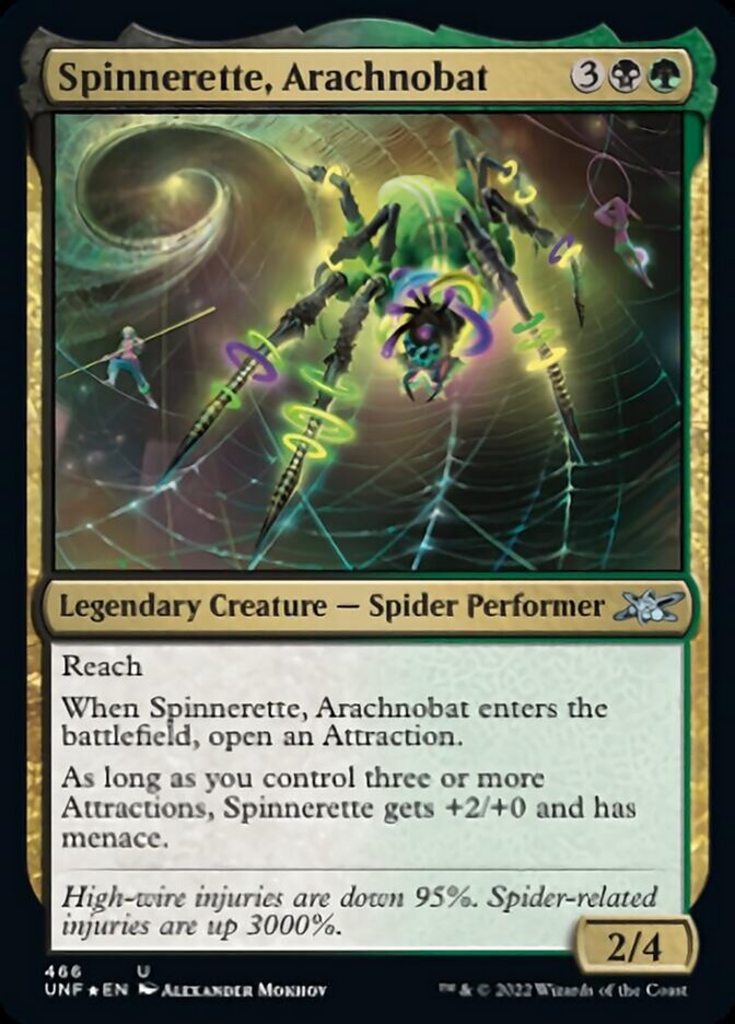 Spinnerette, Arachnobat (Galaxy Foil) [Unfinity] | Shuffle n Cut Hobbies & Games