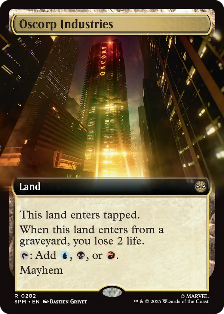 Oscorp Industries (Extended Art) [Marvel's Spider-Man] | Shuffle n Cut Hobbies & Games