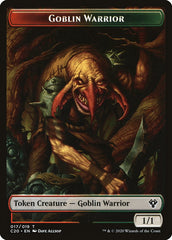 Drake // Goblin Warrior Double-Sided Token [Commander 2020 Tokens] | Shuffle n Cut Hobbies & Games