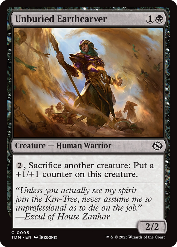 Unburied Earthcarver [Tarkir: Dragonstorm] | Shuffle n Cut Hobbies & Games