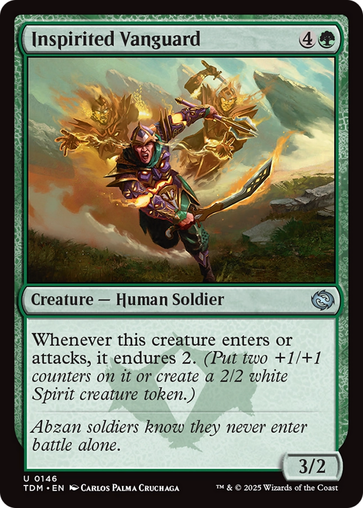 Inspirited Vanguard [Tarkir: Dragonstorm] | Shuffle n Cut Hobbies & Games