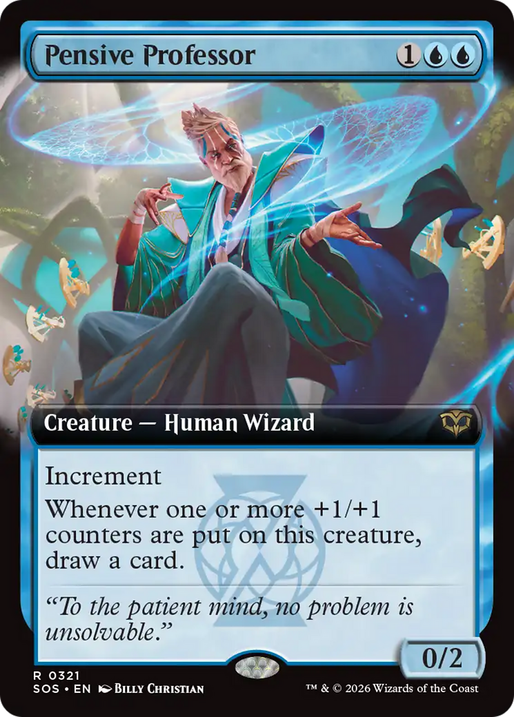 Pensive Professor (Extended Art) [Secrets of Strixhaven] | Shuffle n Cut Hobbies & Games