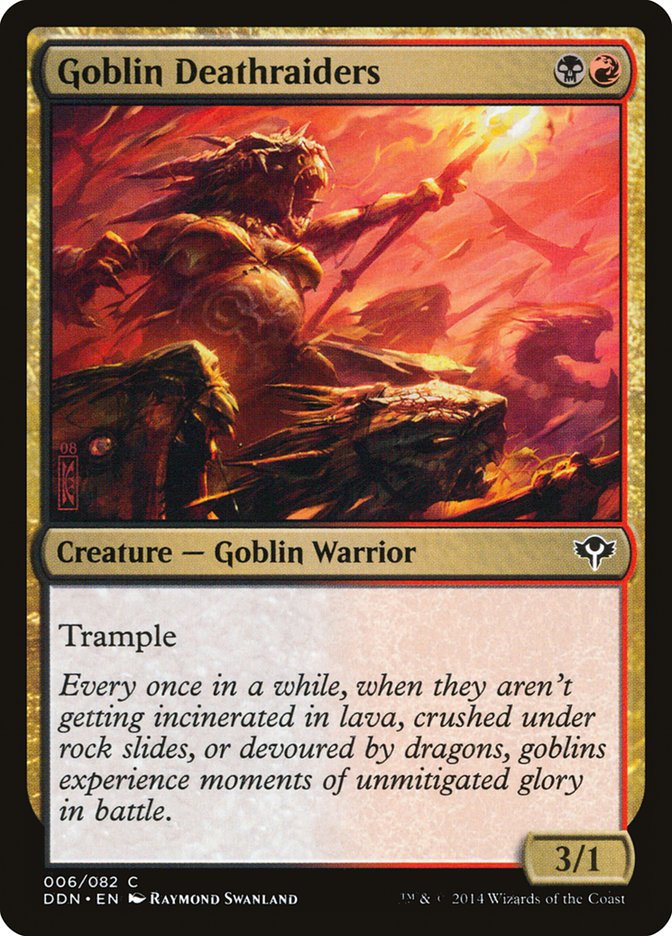 Goblin Deathraiders [Duel Decks: Speed vs. Cunning] | Shuffle n Cut Hobbies & Games
