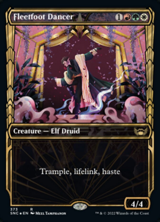 Fleetfoot Dancer (Showcase Golden Age Gilded Foil) [Streets of New Capenna] | Shuffle n Cut Hobbies & Games