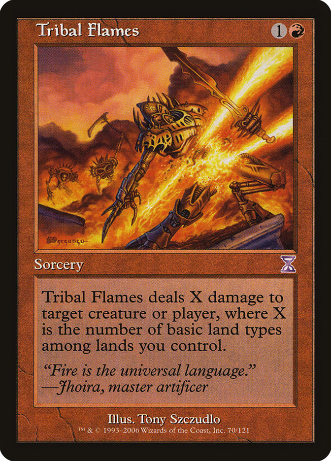 Tribal Flames [Time Spiral Timeshifted] | Shuffle n Cut Hobbies & Games