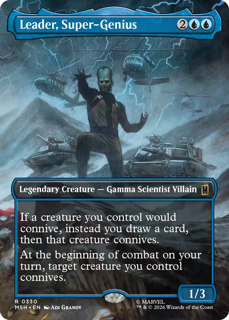 Leader, Super-Genius (Borderless) [Marvel Super Heroes] | Shuffle n Cut Hobbies & Games