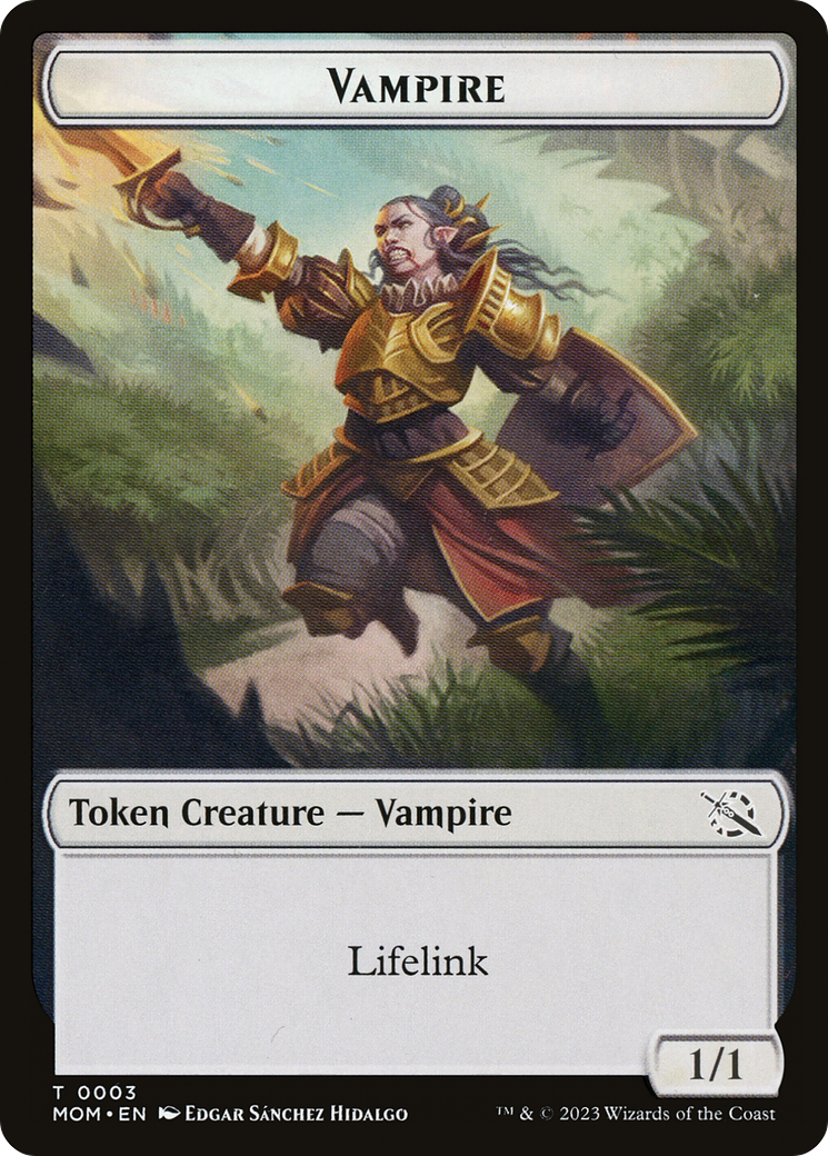 Vampire // Horse Double-Sided Token [The List] | Shuffle n Cut Hobbies & Games