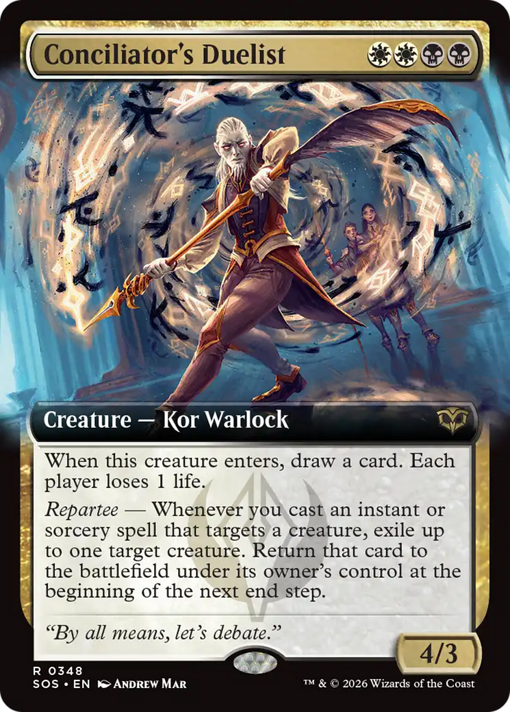 Conciliator's Duelist (Extended Art) [Secrets of Strixhaven] | Shuffle n Cut Hobbies & Games
