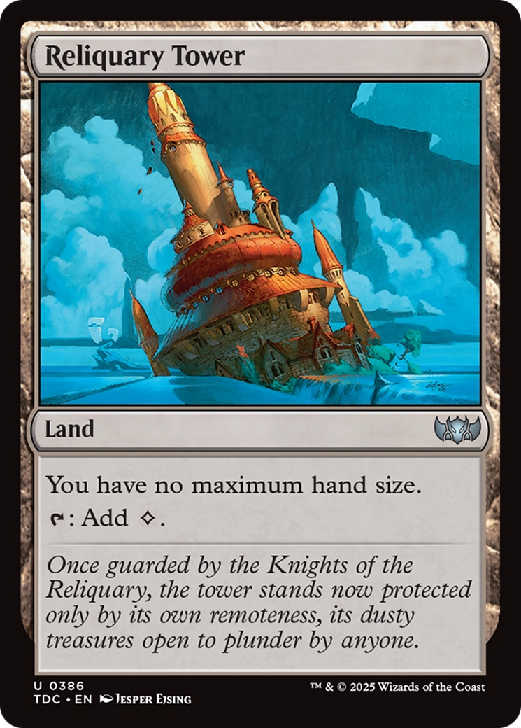 Reliquary Tower [Tarkir: Dragonstorm Commander] | Shuffle n Cut Hobbies & Games