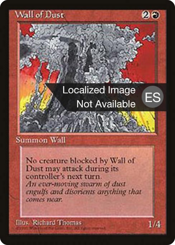 Wall of Dust [Fourth Edition Foreign Black Border] | Shuffle n Cut Hobbies & Games