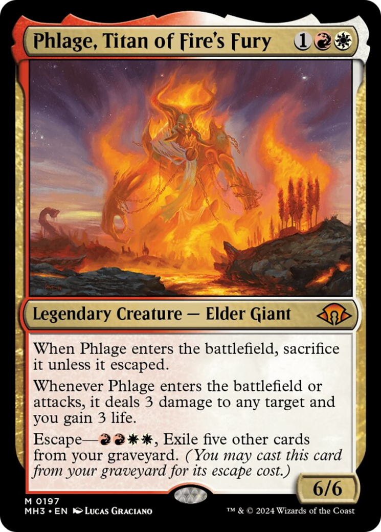Phlage, Titan of Fire's Fury [Modern Horizons 3] | Shuffle n Cut Hobbies & Games