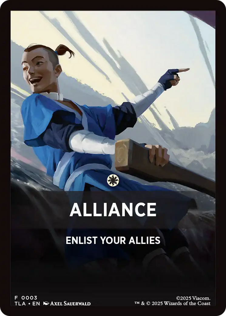 Alliance Theme Card [Avatar: The Last Airbender Tokens] | Shuffle n Cut Hobbies & Games