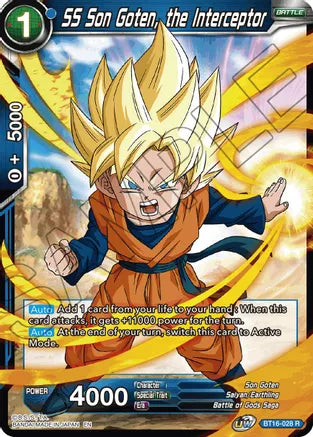 SS Son Goten, the Interceptor (BT16-028) [Realm of the Gods] | Shuffle n Cut Hobbies & Games