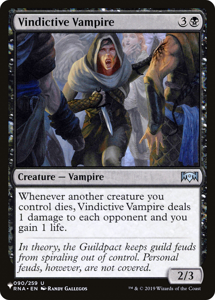 Vindictive Vampire [The List] | Shuffle n Cut Hobbies & Games
