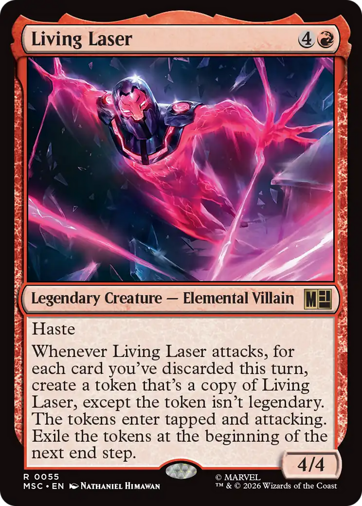 Living Laser (Surge Foil) [Marvel Super Heroes Commander] | Shuffle n Cut Hobbies & Games