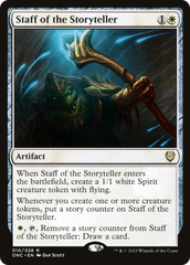 Staff of the Storyteller [Phyrexia: All Will Be One Commander] | Shuffle n Cut Hobbies & Games