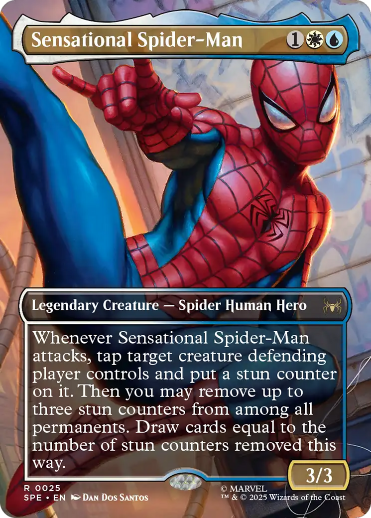 Sensational Spider-Man (Borderless) [Marvel's Spider-Man: Eternal-Legal] | Shuffle n Cut Hobbies & Games