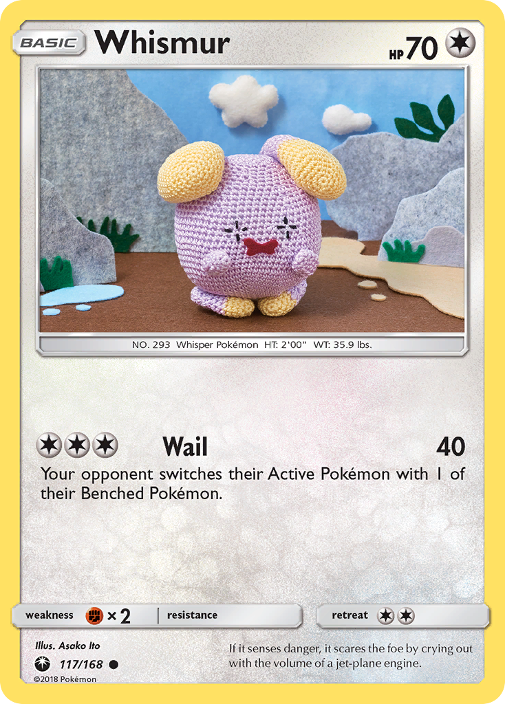 Whismur (117/168) [Sun & Moon: Celestial Storm] | Shuffle n Cut Hobbies & Games