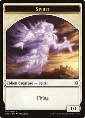 Spirit (006) // Bird (002) Double-Sided Token [Commander 2016 Tokens] | Shuffle n Cut Hobbies & Games