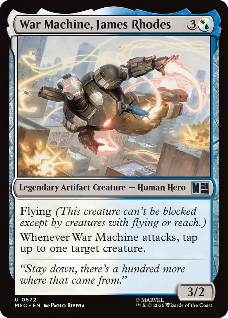 War Machine, Avenging Arsenal (Surge Foil) [Marvel Super Heroes Commander] | Shuffle n Cut Hobbies & Games