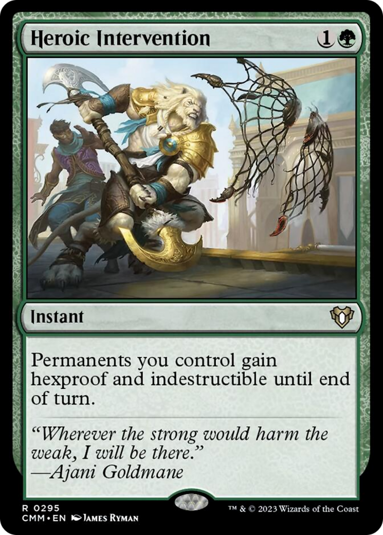 Heroic Intervention [Commander Masters] | Shuffle n Cut Hobbies & Games