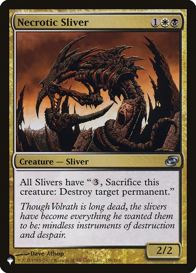Necrotic Sliver [The List] | Shuffle n Cut Hobbies & Games