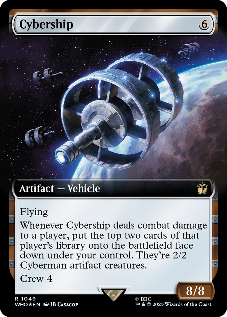 Cybership (Extended Art) (Surge Foil) [Doctor Who] | Shuffle n Cut Hobbies & Games