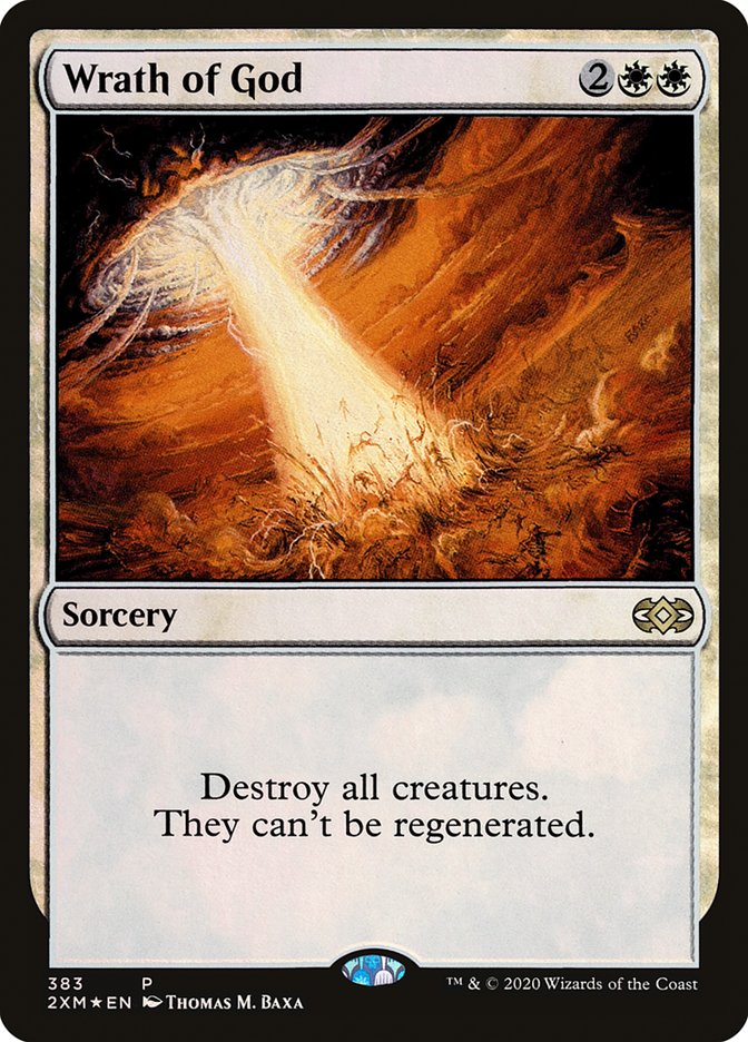Wrath of God (383) [Double Masters Promos] | Shuffle n Cut Hobbies & Games