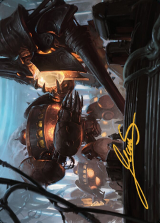 Autonomous Assembler Art Card (Gold-Stamped Signature) [The Brothers' War Art Series] | Shuffle n Cut Hobbies & Games