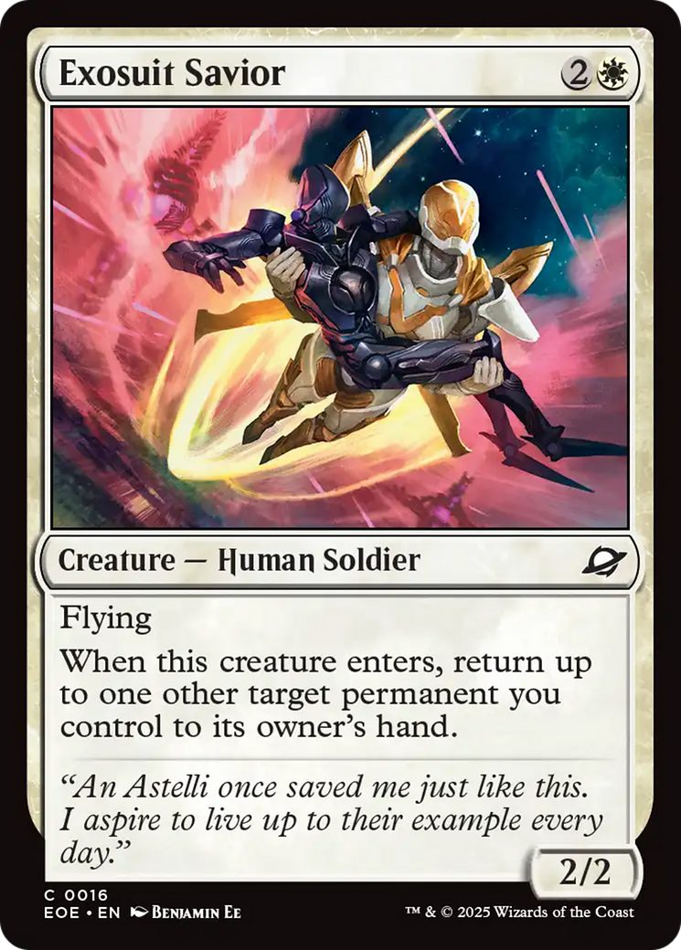 Exosuit Savior [Edge of Eternities] | Shuffle n Cut Hobbies & Games