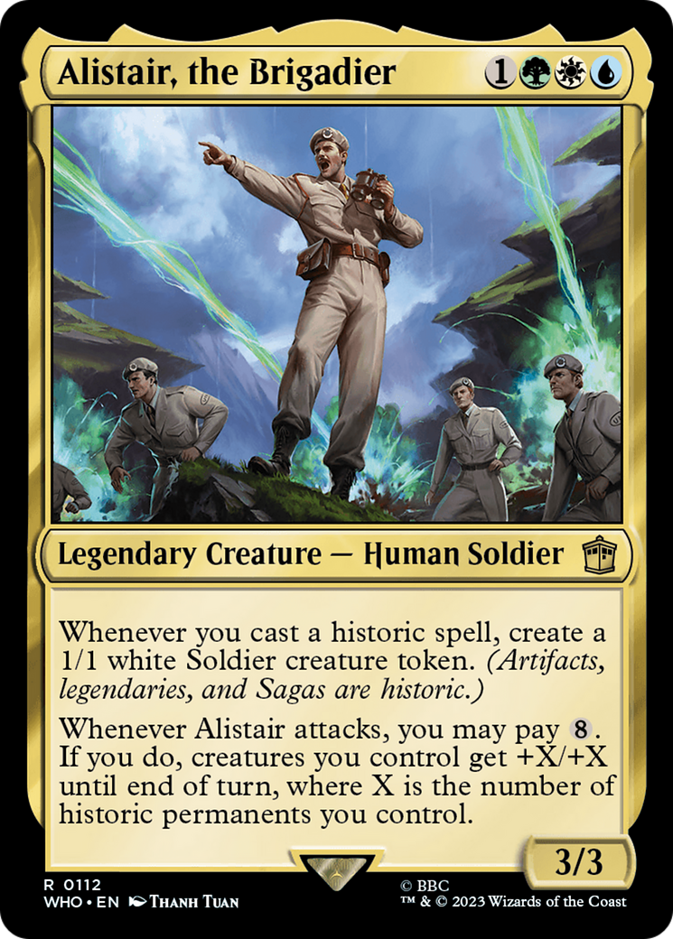 Alistair, the Brigadier [Doctor Who] | Shuffle n Cut Hobbies & Games