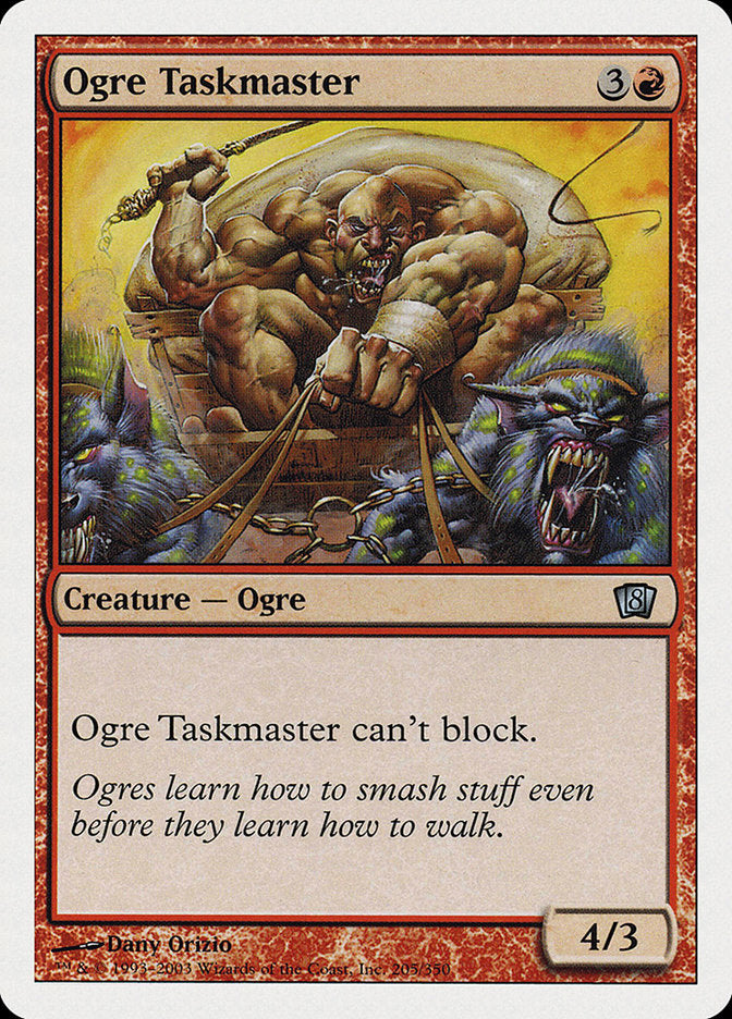 Ogre Taskmaster [Eighth Edition] | Shuffle n Cut Hobbies & Games