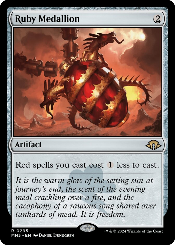 Ruby Medallion [Modern Horizons 3] | Shuffle n Cut Hobbies & Games