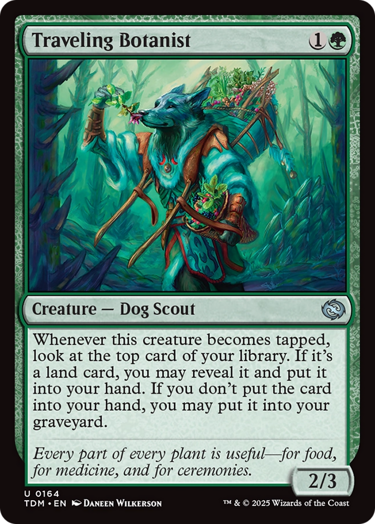 Traveling Botanist [Tarkir: Dragonstorm] | Shuffle n Cut Hobbies & Games