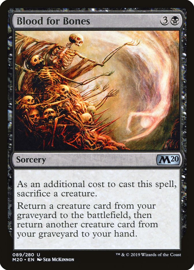 Blood for Bones [Core Set 2020] | Shuffle n Cut Hobbies & Games